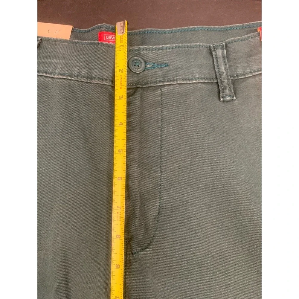 NWT Levi's XX Chino Standard Taper Stretch Green Pants 32 x 34